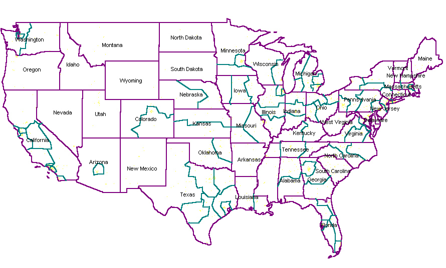 Area Code Map. The second map is a